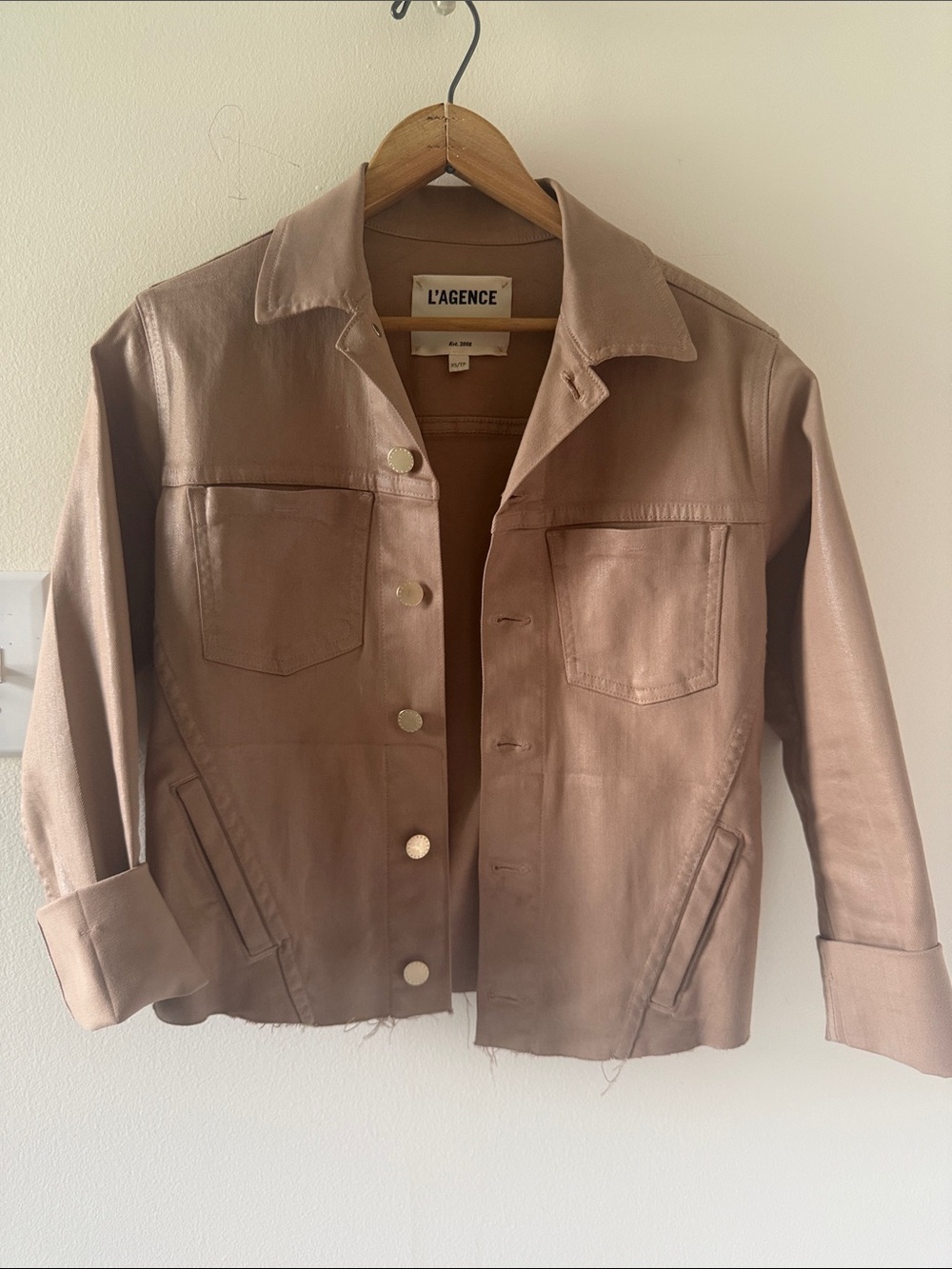 L’AGENCE Coated Janelle xs